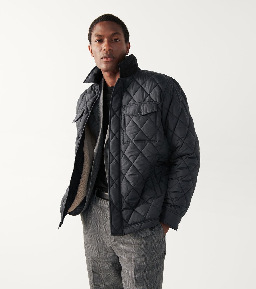 DIAMOND QUILTED JACKET